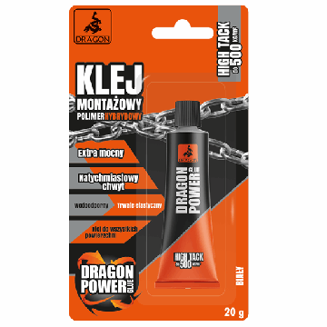 Montaažiliim Dragon Power hübriidpolümeer Valge 20g Dragon