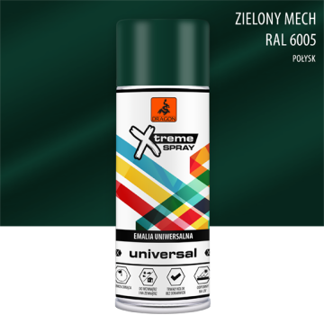 Zielony mech RAL6005 połysk