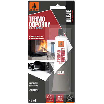 Kuumuskindel silikaatliim 40ml Dragon