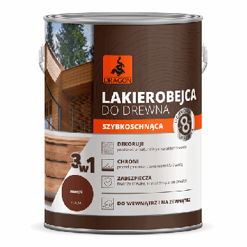 Kiiresti Kuivav Lakk Puidule mahagon värv 2,5L Dragon