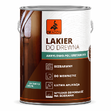 Akrüülpolüuretaanlakk Puidule värvitu õrn läige 2,5L