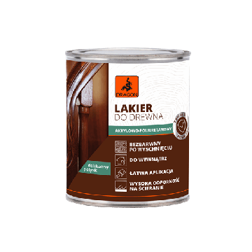 Akrüülpolüuretaanlakk Puidule värvitu matt 750ml