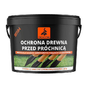 Vahend Puidu Kaitseks Lagunemise Eest must 3kg Dragon