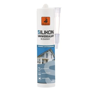Universaalne Silikoon Värvitu 280ml Dragon